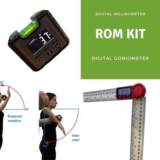 ROM Kit - Digital inclinometer and Goniometer