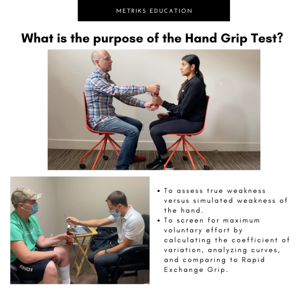 What is the purpose of the Hand Grip Test?
