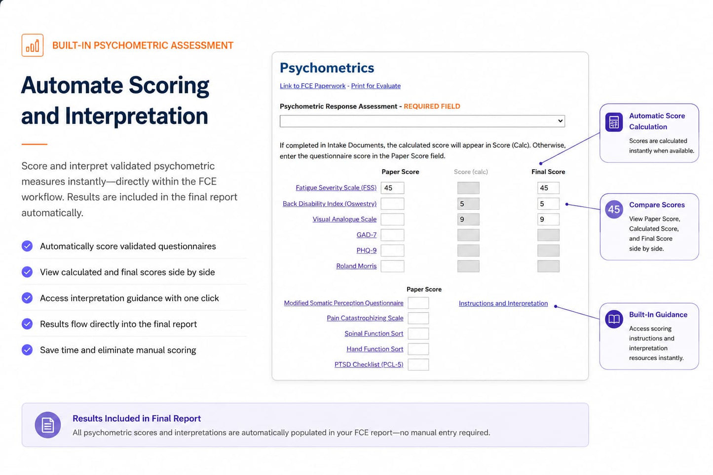 FCE Software Pricing | Pay Per FCE Functional Capacity Evaluation Software