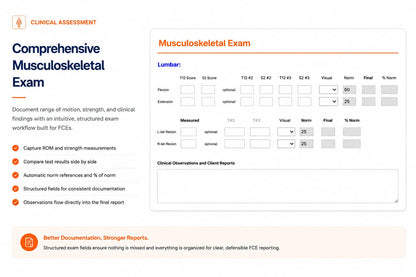 FCE Software Pricing | Pay Per FCE Functional Capacity Evaluation Software